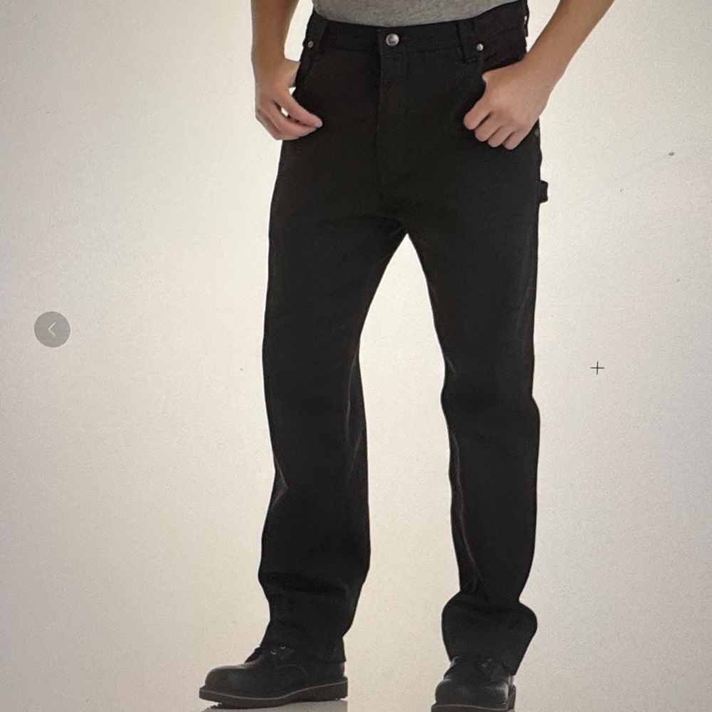 Craftsman Denim Carpenter Mens Black Jeans 42X32 new
